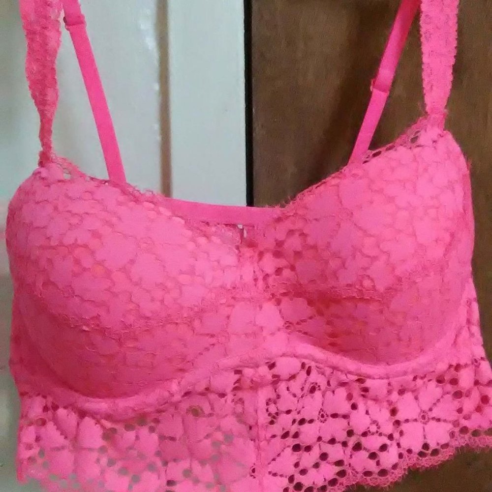 Victoria Secret's PINK | Bright Pink Bralette Sz L